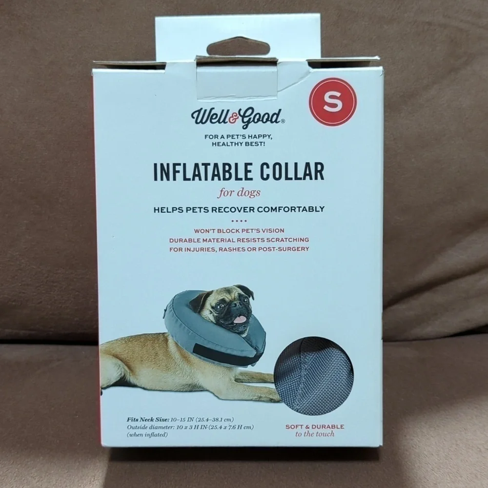 Well & Good Inflatable Collar for Dogs - Used Size Small